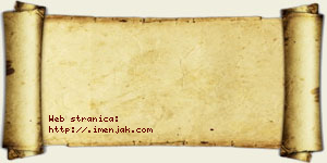 Mahailo Stojmenović vizit kartica